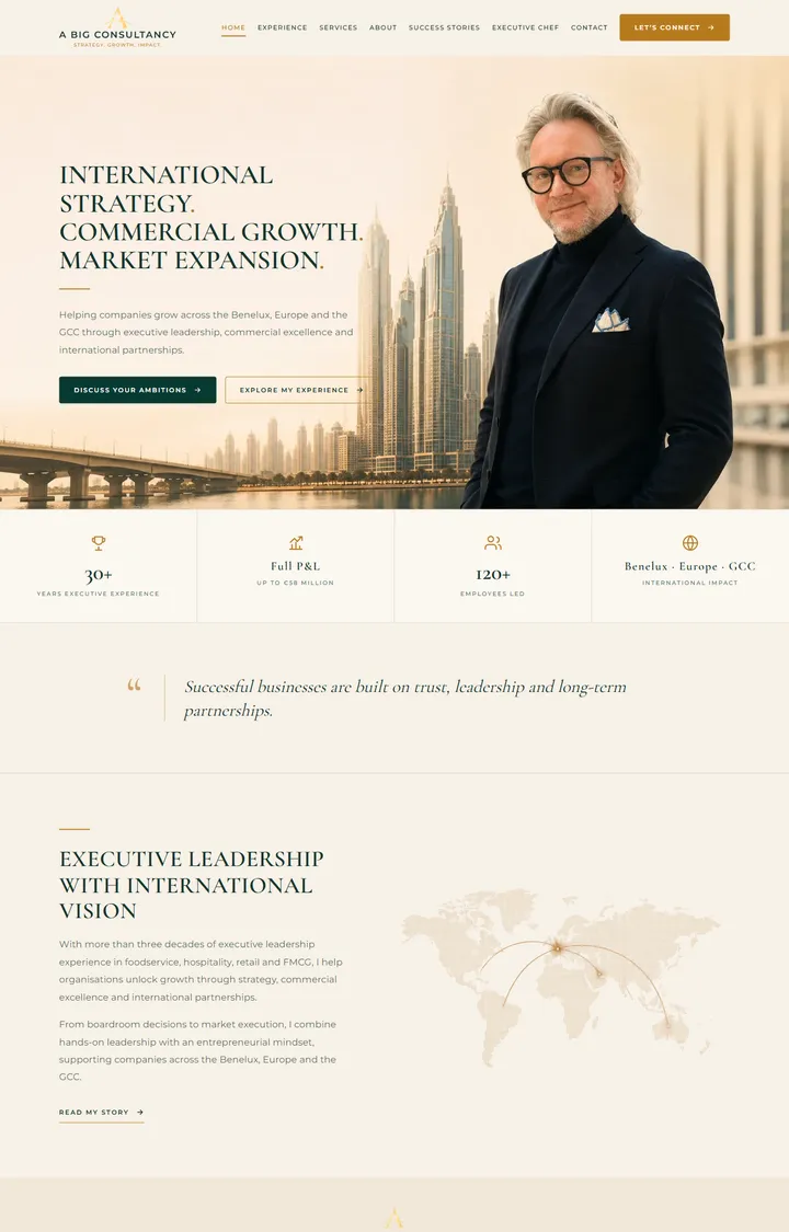 De website van A Big Consultancy